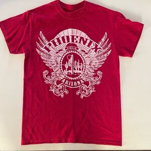 Phoenix Arizona Red Graphic T-Shirt